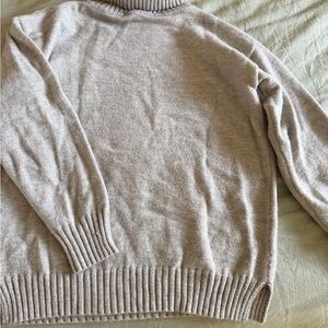 Cozy Gray Turtleneck Sweater